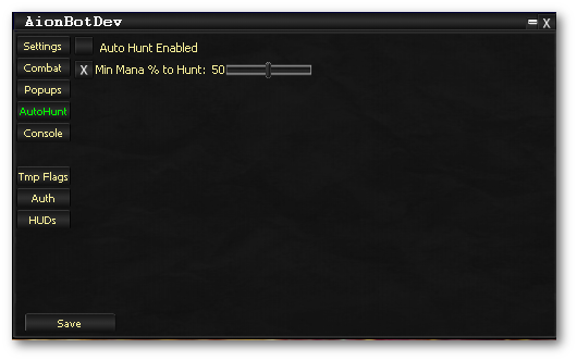 OgreAion MainUI AutoHunt.png